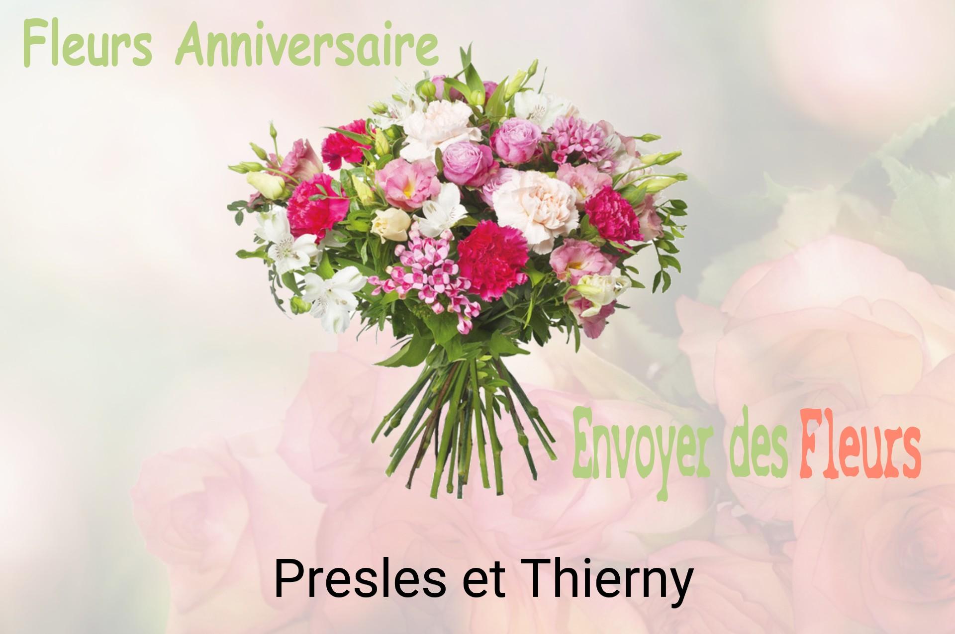 Bouquet de fleurs d’anniversaire livré à Presles-et-Thierny