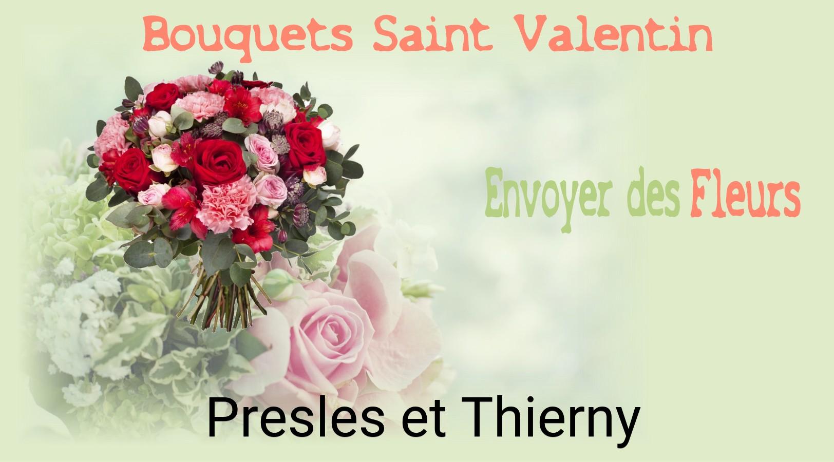 Roses de Saint-Valentin livrées à Presles-et-Thierny